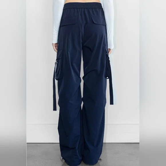 NEW! BOHO CHIC FABULOUS WIDE LEG CARGO PANTS - Picture 3 of 16